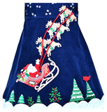 Cotton Kids Christmas scene Dress
