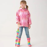 Hatley Pink Glitter Rain Coat