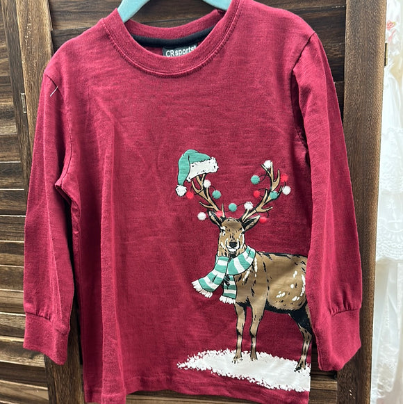 Christmas Deer Long Sleeve T