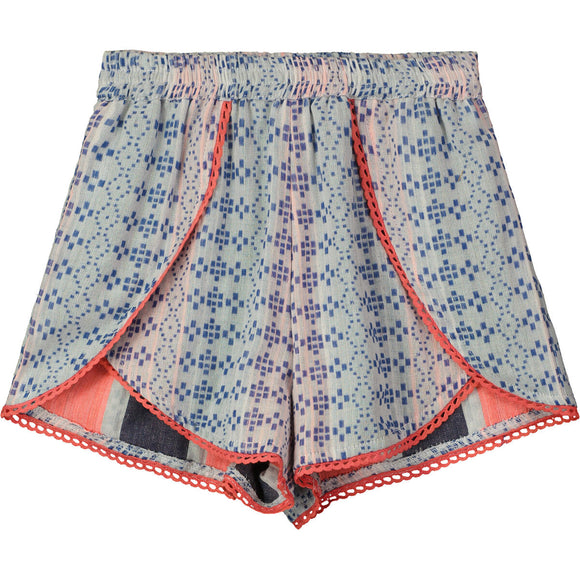 Poppet & Fox Eyelet Trim Shorts