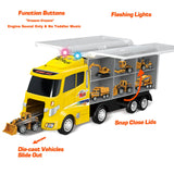 12 in 1 Die-cast Construction Truck Toy Car Play Vehicles
