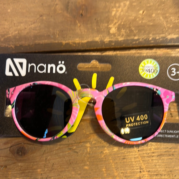 Pink floral sunglasses