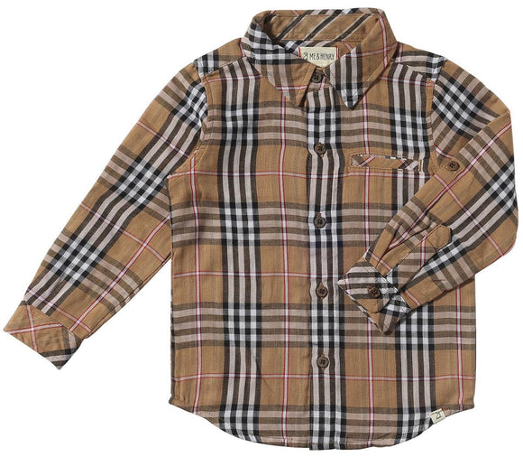 Me & Henry Burberry Plaid Button Up