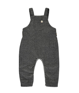 Charcoal Woven Overalls