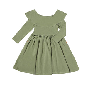 Vignette Olive Dress