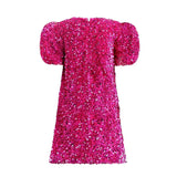 Lola & the Boys Pink Sequins Dress