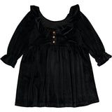 Vignette Black Velvet Dress