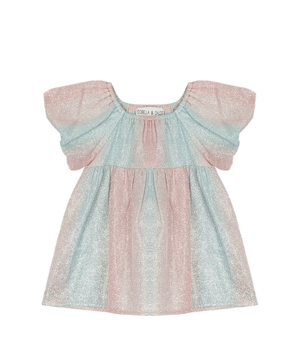 Isobelle & Chloe Pink Shimmer Dress