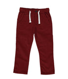 Deep Red Cord Pants