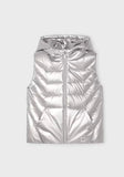 Mayoral Girls Puff Vest (silver)