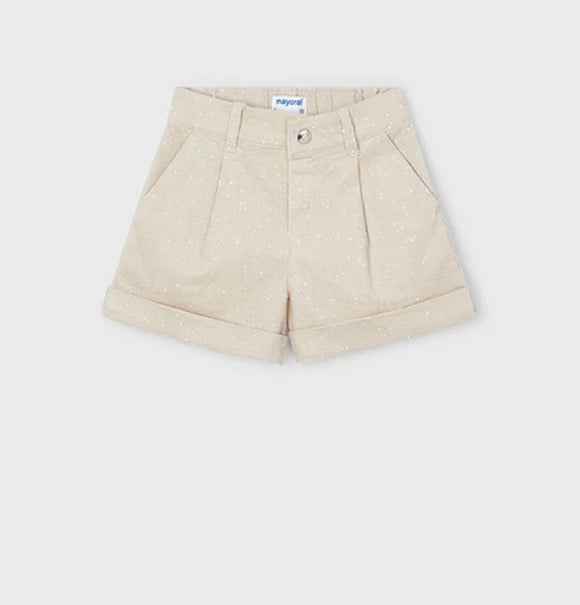 Mayoral - Gold Corduroy Shorts