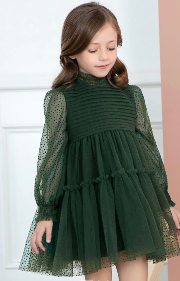 Green Tulle Abel & Lula Dress no