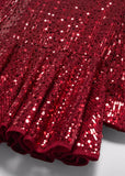 Abel & Lula Red Sequin Dress