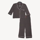 Magnetic Me gray mist RightFit™ magnetic classic with a twist kids pajama set (unisex)