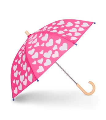 Hatley Heart Umbrella (changes color in the rain)