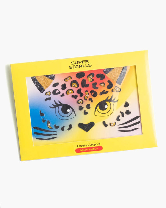 Super Smalls- Gem Makeup Face Stickers Cheetah/Leopard