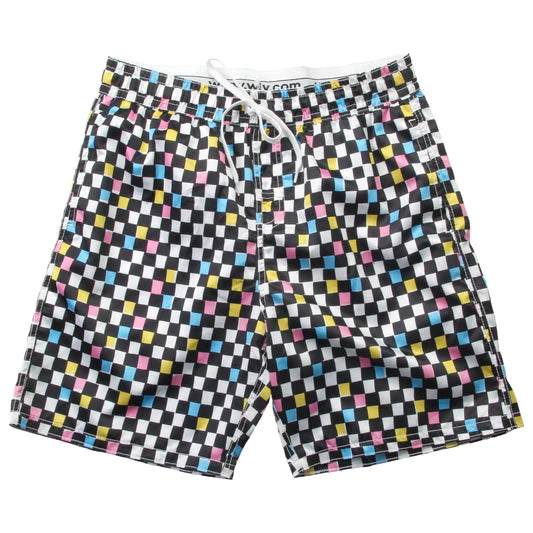 Wes & Willy Checkered Trunks