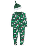 Little Me Bamboo Christmas Footies w/ hat