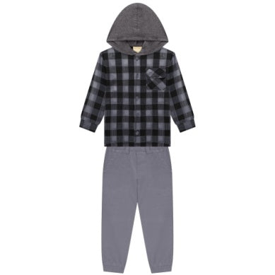 Milon Hooded Flannel & Pants