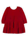 Mabel & Honey Red Velvet Dress