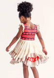 Moana Lola Ruffle - Girls Hugs Twirl Dress with Pockets