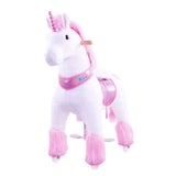 Model U Ride-On Plush Unicorn Age 4-8 Pink