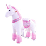 Model U Ride-On Plush Unicorn Age 4-8 Pink