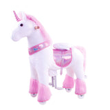 Model U Ride-On Plush Unicorn Age 4-8 Pink