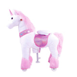 Model U Ride-On Plush Unicorn Age 4-8 Pink