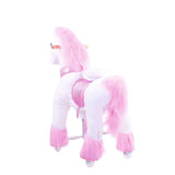 Model U Ride-On Plush Unicorn Age 4-8 Pink