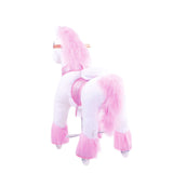 Model U Ride-On Plush Unicorn Age 4-8 Pink