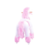 Model U Ride-On Plush Unicorn Age 4-8 Pink