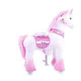 Model U Ride-On Plush Unicorn Age 4-8 Pink