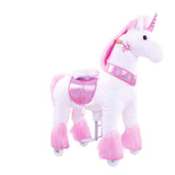 Model U Ride-On Plush Unicorn Age 4-8 Pink