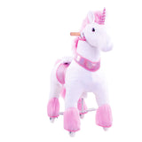 Model U Ride-On Plush Unicorn Age 4-8 Pink