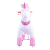 Model U Ride-On Plush Unicorn Age 4-8 Pink