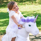 Ride on Unicorn for Age 3-5 Purple Model X