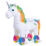 Unicorn Ride On Toy for Age 3-5 Rainbow Model X