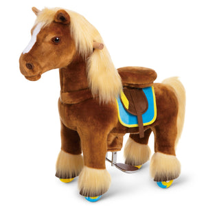 Riding Horse Toy for Age 3-5 Brown Model X